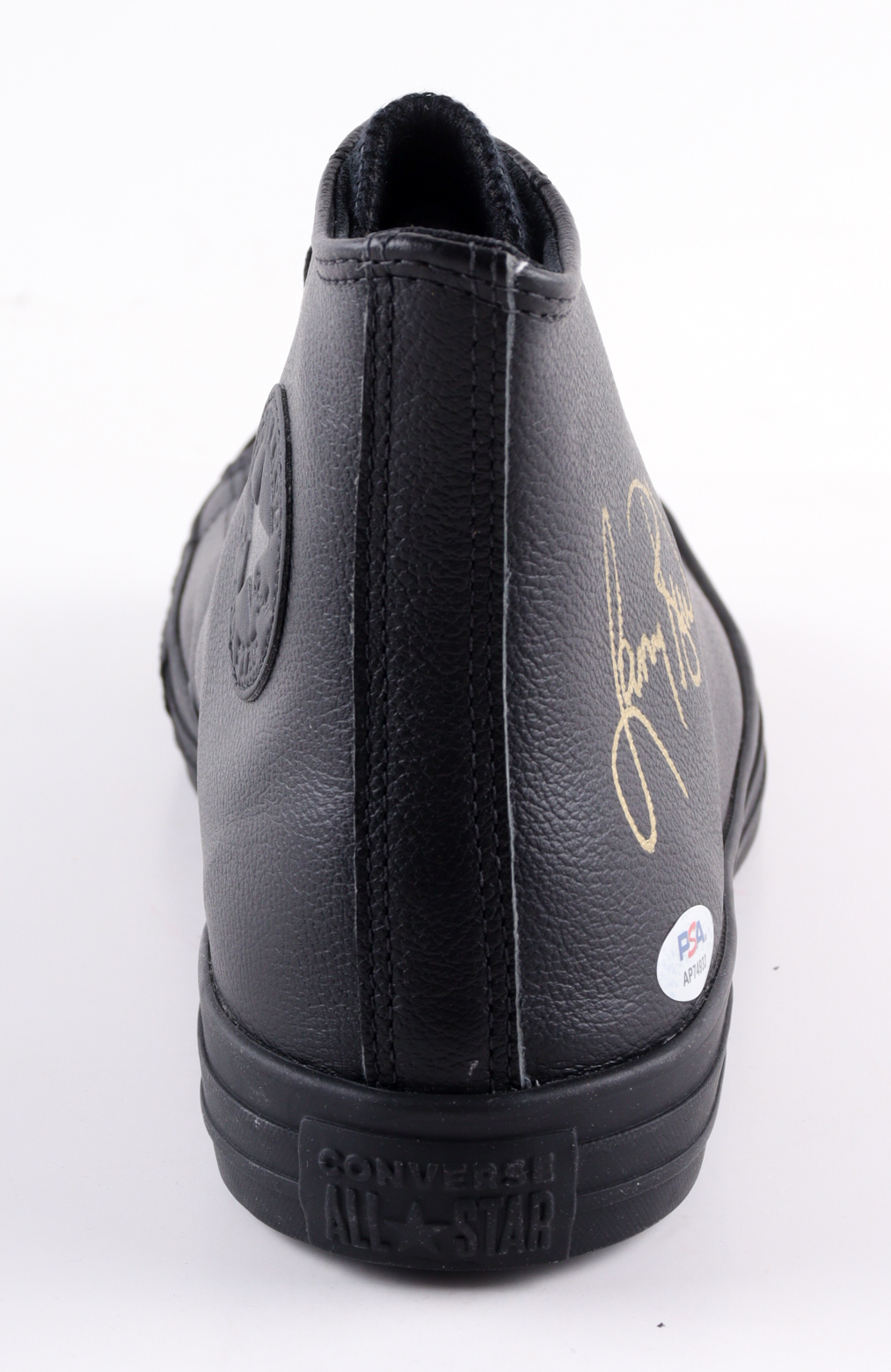 Larry Bird Signed Converse Black Leather Basketball Shoe with Statistics Plaque Display Stand (PSA) at PristineAuction.com Larry Bird Signed Converse Black Leather Basketball Shoe with Statistics Plaque Display Stand (PSA) at PristineAuction.com