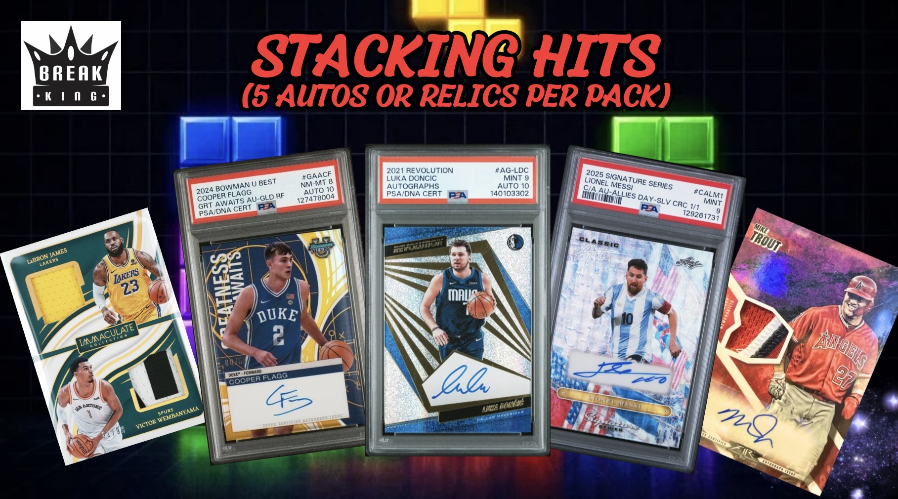 Break King: Stacking Hits Mystery Box at PristineAuction.com Break King: Stacking Hits Mystery Box at PristineAuction.com