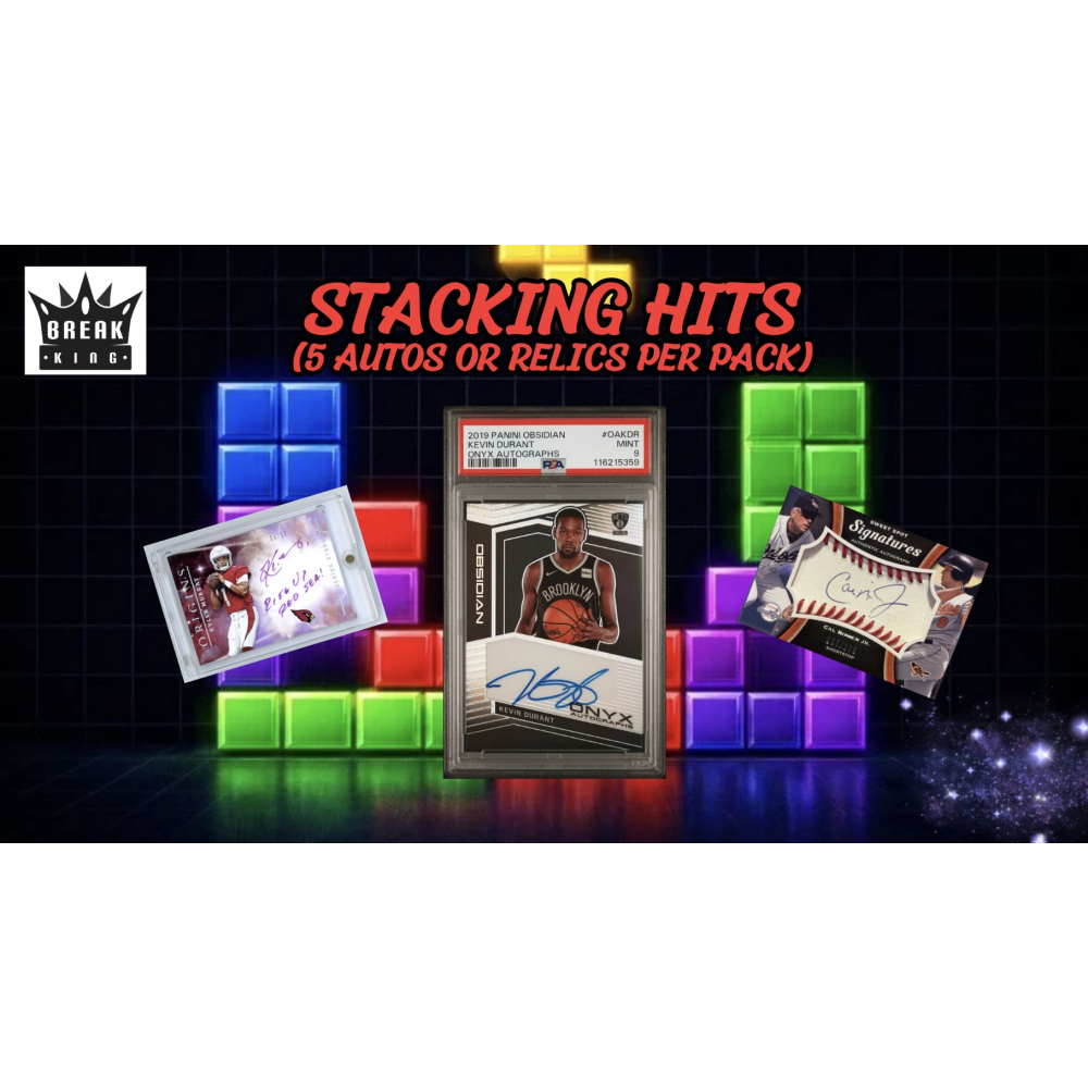 Break King: Stacking Hits Mystery Box at PristineAuction.com