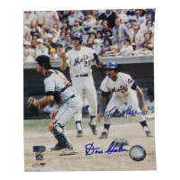 Don Hahn & Felix Millan Signed Mets 8x10 Photo (AIV) at PristineAuction.com