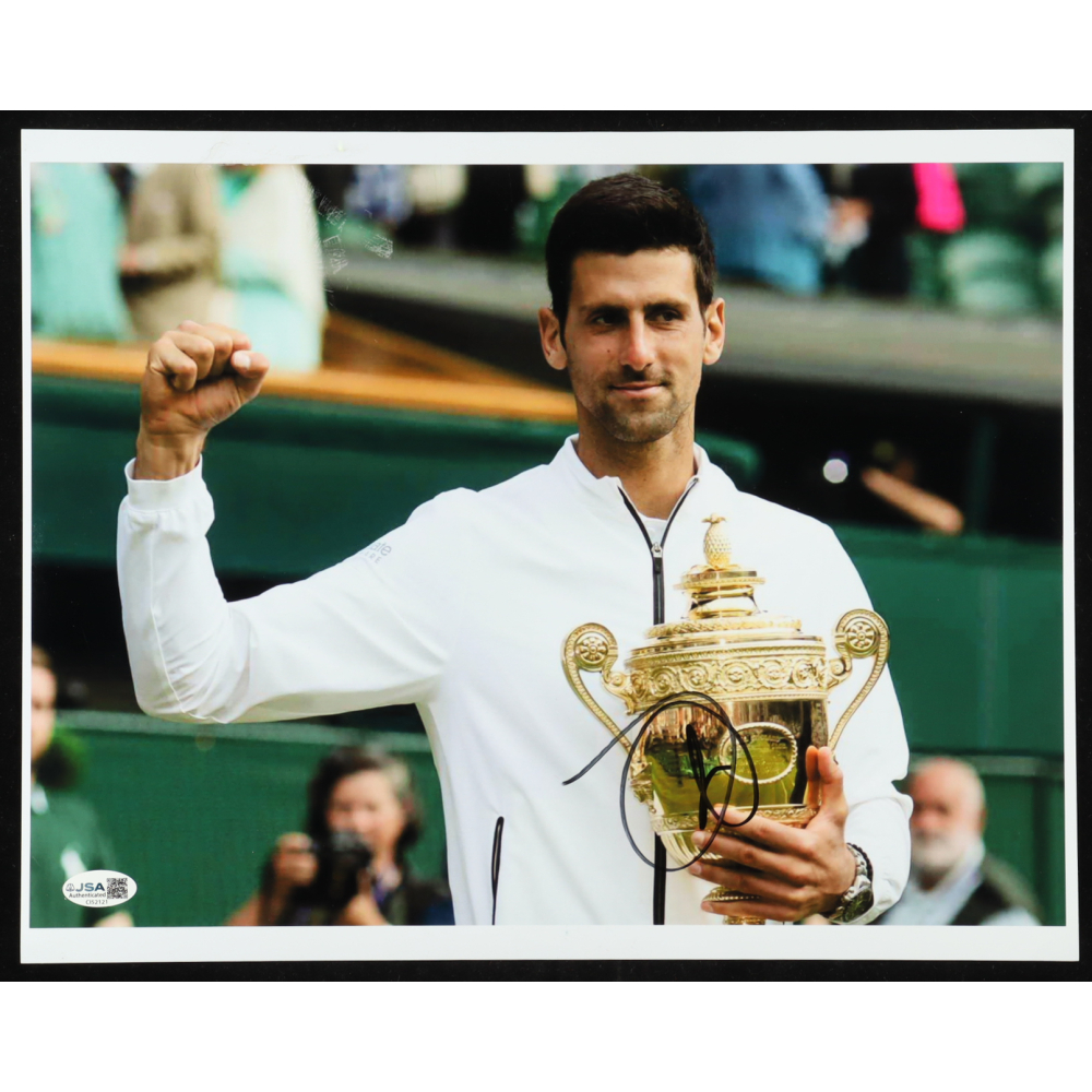Novak Djokovic Signed 11x14 Photo (JSA) at PristineAuction.com