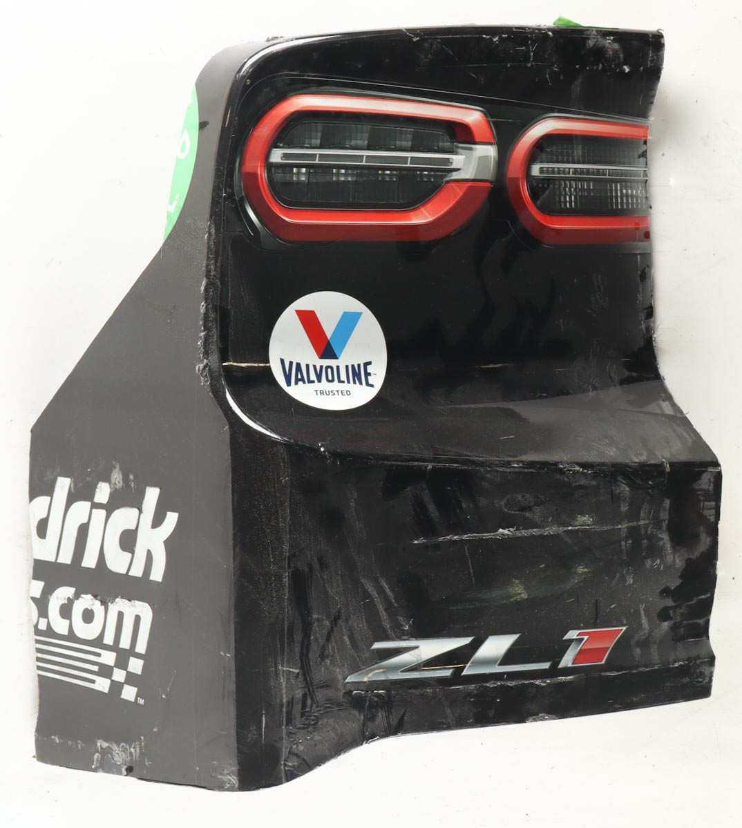 Alex Bowman Race-Used 2023 Ally 400 #48 Ally Left Bumper Car Piece (Hendrick Motorsports) at PristineAuction.com Alex Bowman Race-Used 2023 Ally 400 #48 Ally Left Bumper Car Piece (Hendrick Motorsports) at PristineAuction.com