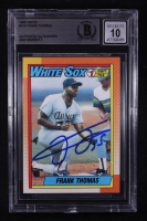Frank Thomas Signed 1990 Topps #414 (BGS | Autograph Graded BGS 10) at PristineAuction.com
