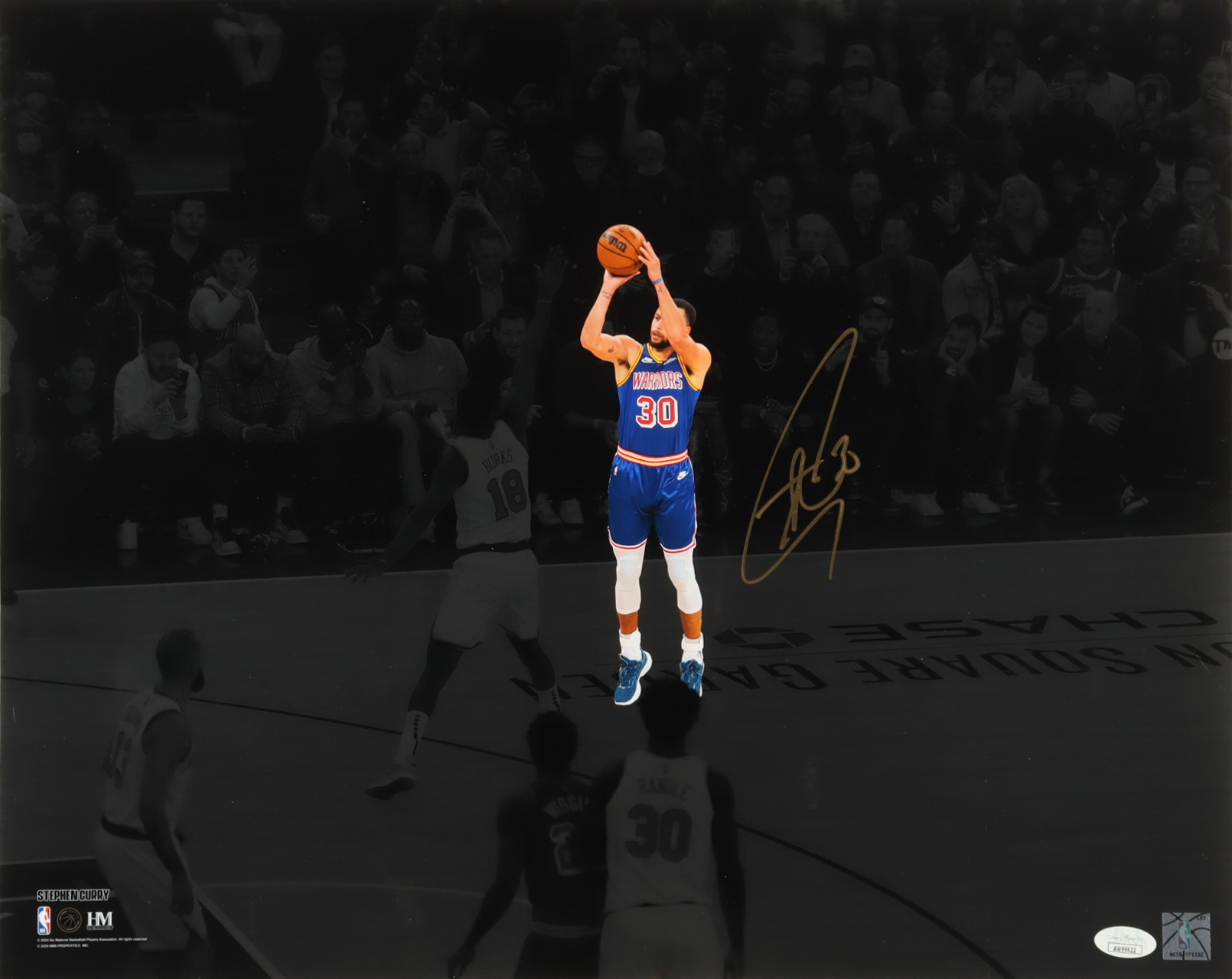 Steph Curry Signed Warriors 16x20 Photo (JSA) at PristineAuction.com Steph Curry Signed Warriors 16x20 Photo (JSA) at PristineAuction.com