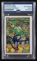 Mark McGwire Signed 2020 Topps Project 2020 / Andrew Thiele #97 (PSA) at PristineAuction.com