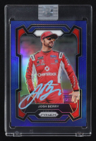 Josh Berry Signed 2024 Panini Prizm Prizms Blue #55 #015/199 at PristineAuction.com