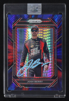 Josh Berry Signed 2023 Panini Prizm Prizms Hyper Prizm Red and Blue #45 #132/299 at PristineAuction.com