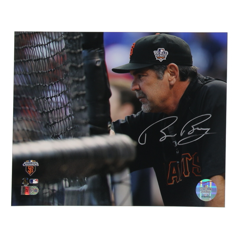Bruce Bochy Signed Giants 8x10 Photo (AIV) at PristineAuction.com Bruce Bochy Signed Giants 8x10 Photo (AIV) at PristineAuction.com