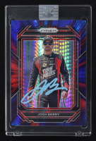 Josh Berry Signed 2023 Panini Prizm Prizms Hyper Prizm Red and Blue #45 #106/299 at PristineAuction.com