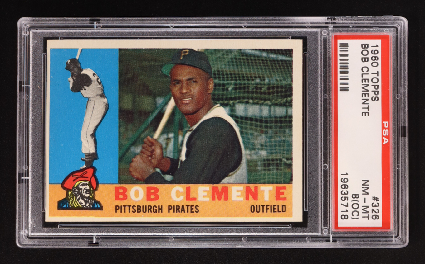 Bob Clemente 1960 Topps #326 (PSA 8) at PristineAuction.com Bob Clemente 1960 Topps #326 (PSA 8) at PristineAuction.com