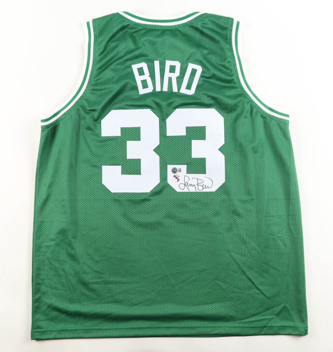 Larry Bird Signed Jersey (Beckett & Bird) at PristineAuction.com Larry Bird Signed Jersey (Beckett & Bird) at PristineAuction.com