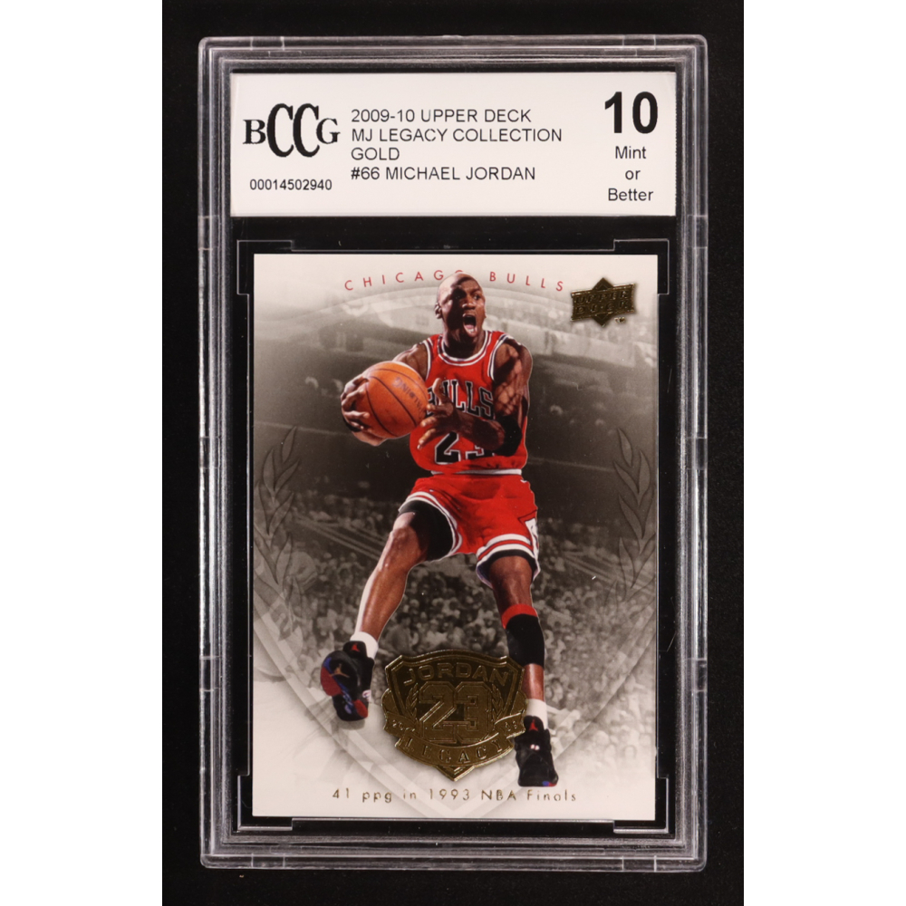 Michael Jordan 2009-10 Upper Deck MJ Legacy Collection Gold #66 (BCCG 10) at PristineAuction.com