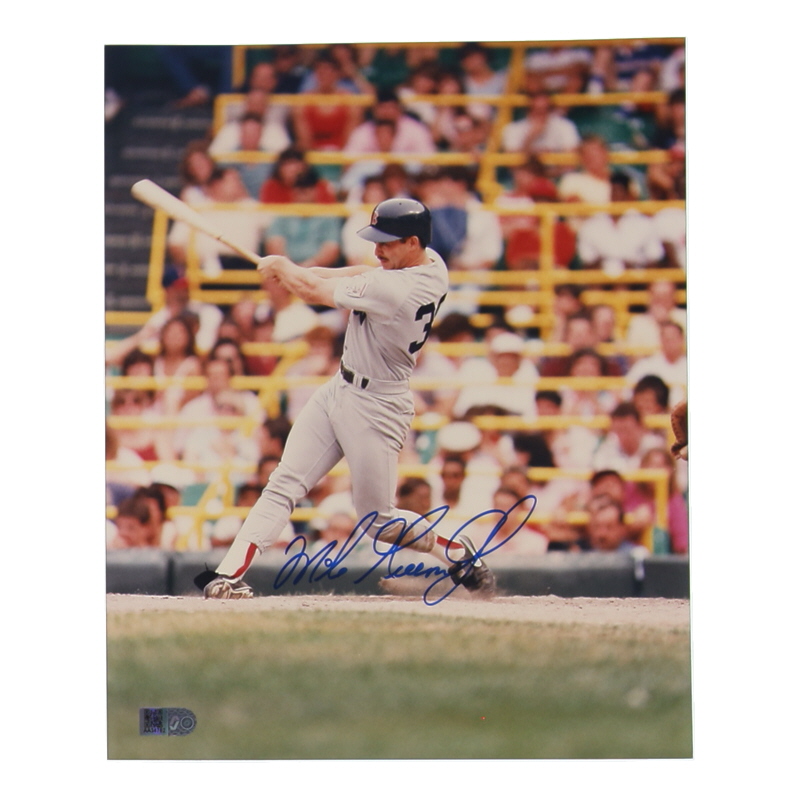 Mike Greenwell Signed Red Sox 8x10 Photo (AIV) at PristineAuction.com Mike Greenwell Signed Red Sox 8x10 Photo (AIV) at PristineAuction.com