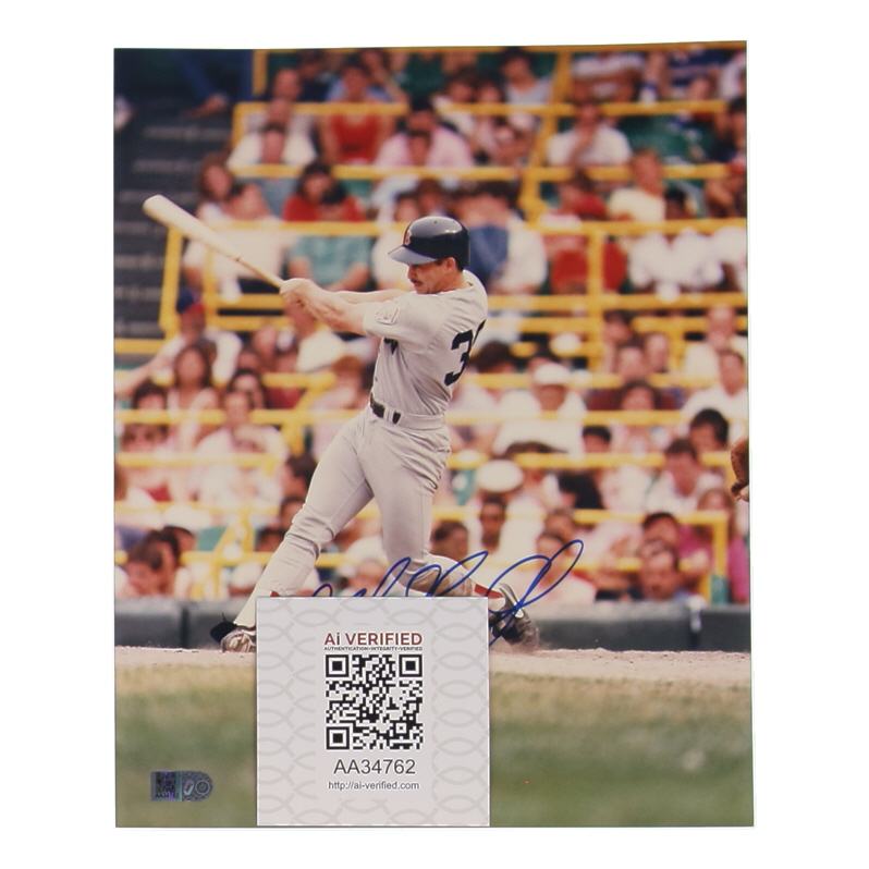 Mike Greenwell Signed Red Sox 8x10 Photo (AIV) at PristineAuction.com Mike Greenwell Signed Red Sox 8x10 Photo (AIV) at PristineAuction.com