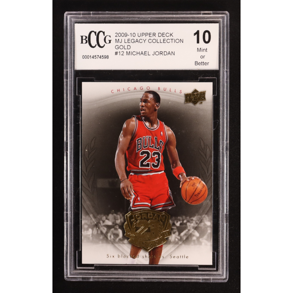 Michael Jordan 2009-10 Upper Deck MJ Legacy Collection Gold #12 (BCCG 10) at PristineAuction.com