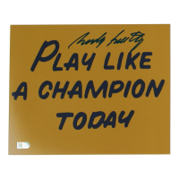 Rudy Ruettiger Signed Notre Dame Fighting Irish 8x10 Photo (AIV) at PristineAuction.com