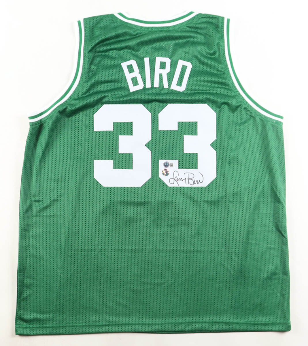 Larry Bird Signed Jersey (Beckett & Bird) at PristineAuction.com Larry Bird Signed Jersey (Beckett & Bird) at PristineAuction.com
