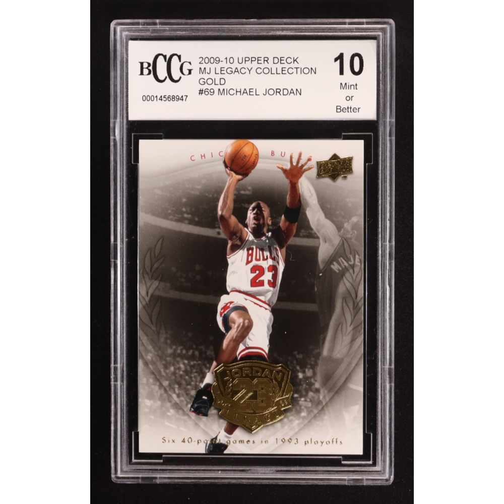 Michael Jordan 2009-10 Upper Deck MJ Legacy Collection Gold #69 (BCCG 10) at PristineAuction.com