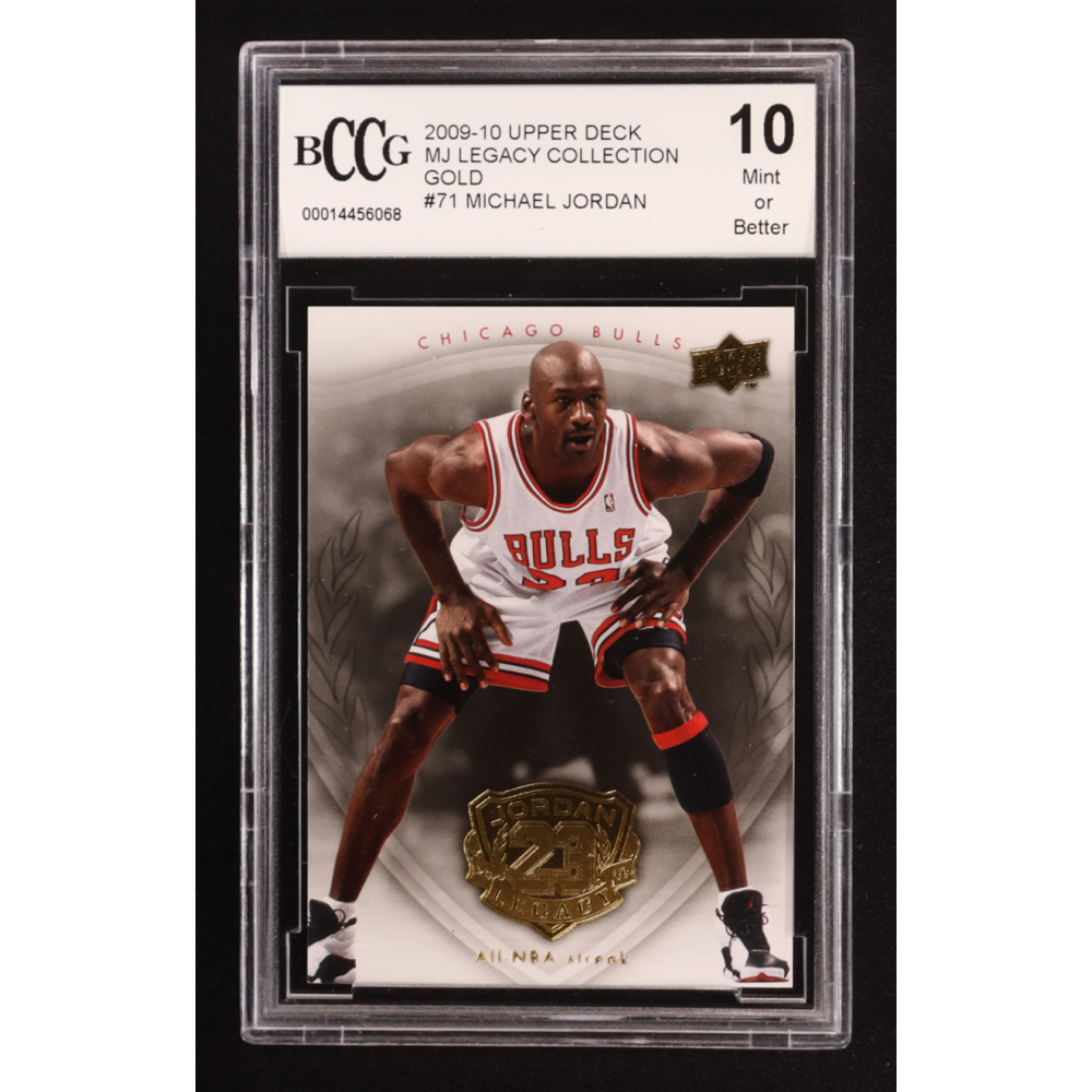 Michael Jordan 2009-10 Upper Deck MJ Legacy Collection Gold #71 (BCCG 10) at PristineAuction.com