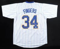 Rollie Fingers Signed Jersey Inscribed "1981 AL MVP", & "1981 AL Cy Young", & "HOF 93" (JSA) at PristineAuction.com
