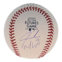 Jordan Walker & Masyn Winn Signed OML 2022 All-Star Futures Game Logo Baseball (JSA) at PristineAuction.com