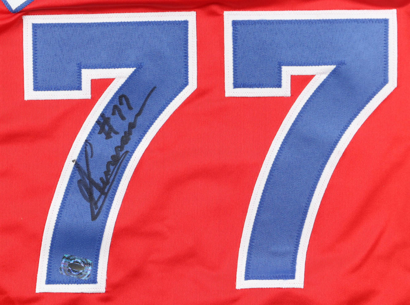 Gheorghe Muresan Signed Jersey (Wilder) at PristineAuction.com Gheorghe Muresan Signed Jersey (Wilder) at PristineAuction.com