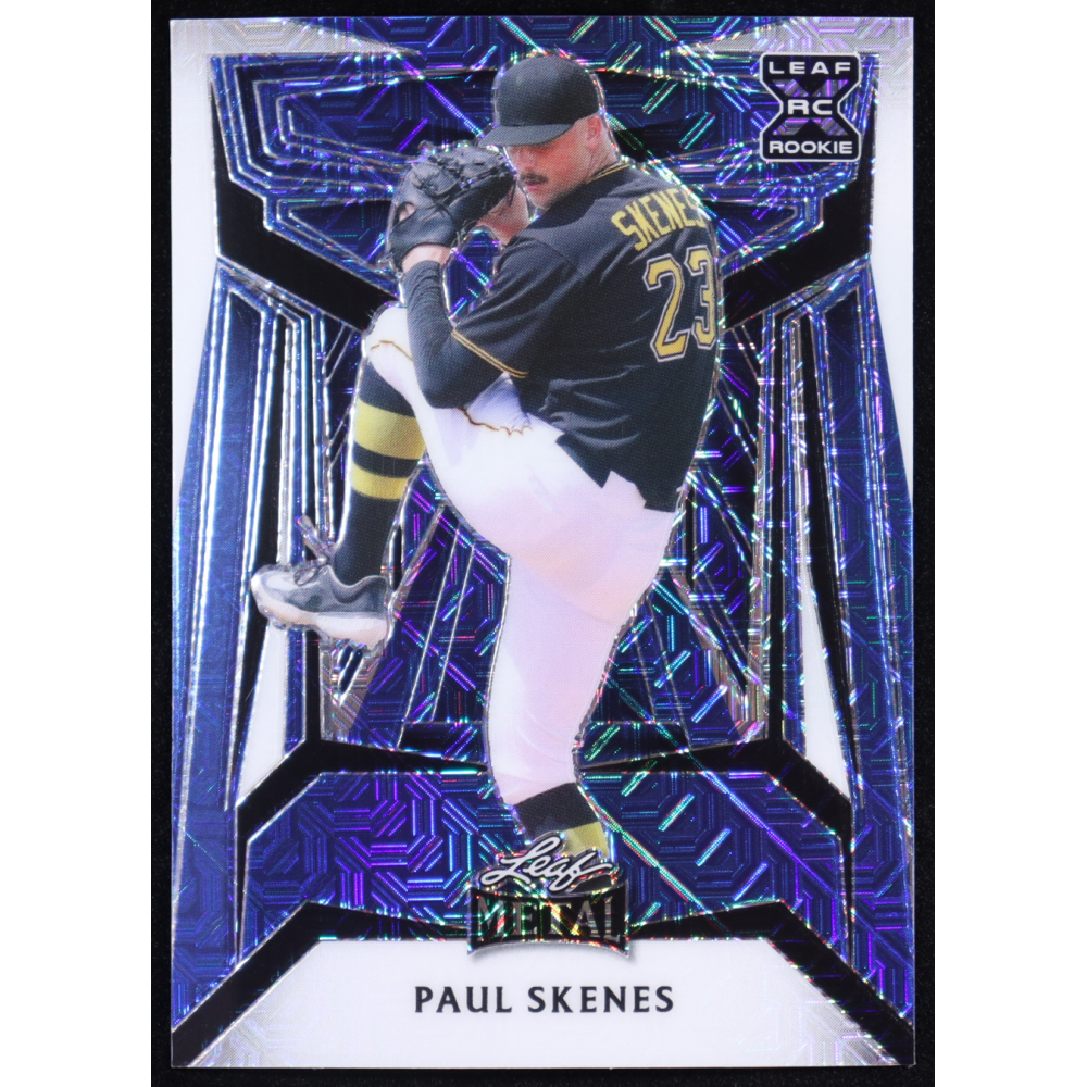 Paul Skenes 2023 Leaf Metal Mojo Blue Pre-Production Proof #NNO #1/1 RC at PristineAuction.com