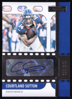 Courtland Sutton 2021 Panini Chronicles Signature Series Autographs #5 #210/399 at PristineAuction.com