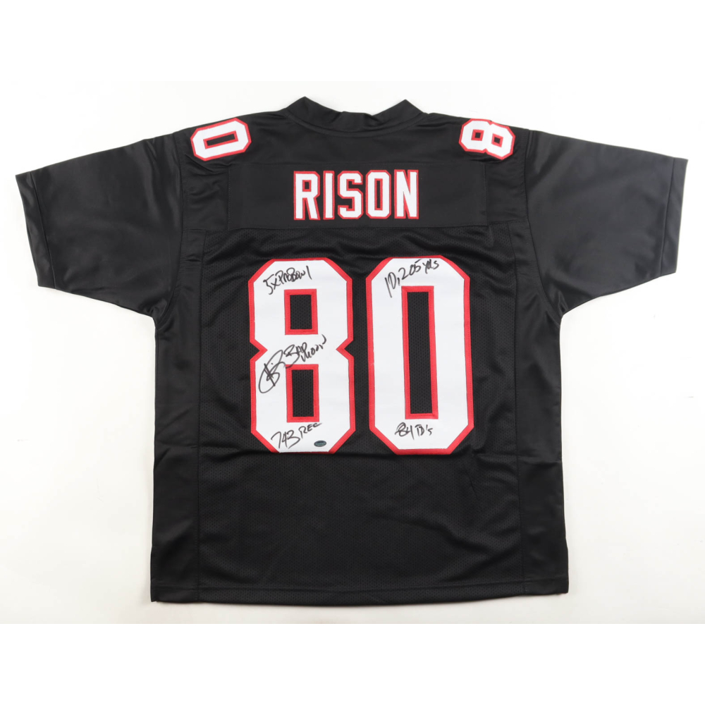 Andre Rison Signed Jersey Inscribed "5x Pro Bowl", "Bad Moon", "743 REC", "10,200 Yds", & "84 TD's" (Schwartz) at PristineAuction.com
