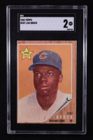 Lou Brock 1962 Topps #387 RC (SGC 2) at PristineAuction.com