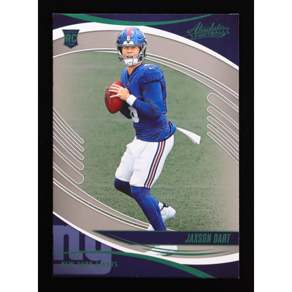 Jaxson Dart 2025 Absolute Green #137 RC at PristineAuction.com