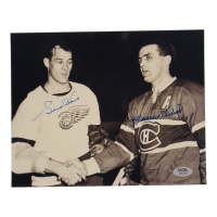 Gordie Howe & Maurice Richard Signed 8x10 Photo (PSA) at PristineAuction.com
