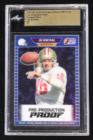 Joe Montana 2024 Leaf Joe Montana Legacy '89 Pro Set Pre-Production Proof Prismatic Blue #NNO #1/1 (Leaf Encapsulated) at PristineAuction.com