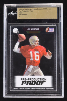 Joe Montana 2024 Leaf Joe Montana Legacy '89 Pro Set Pre-Production Proof Clear #NNO #1/1 (Leaf Encapsulated) at PristineAuction.com