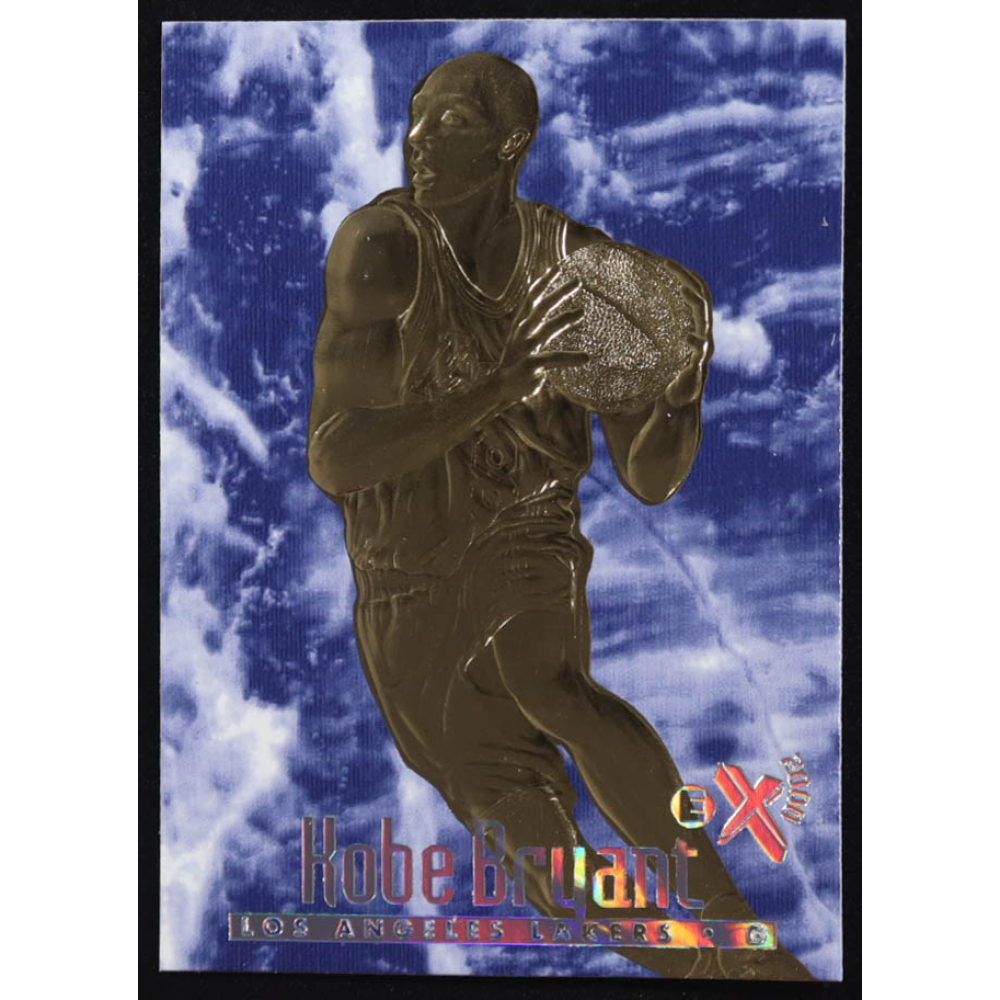Kobe Bryant 1996-97 Skybox EX-2000 23KT Gold Card Blue Sky #NNO RC at PristineAuction.com