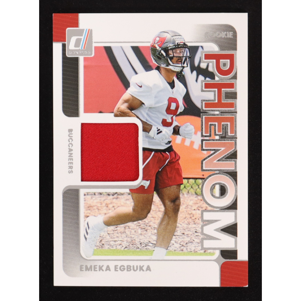 Emeka Egbuka 2025 Donruss Rookie Phenom Jerseys #39 RC at PristineAuction.com