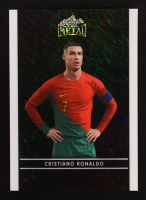 Cristiano Ronaldo 2024 Leaf Metal Black Shimmer Pre-Production Proof #NNO #1/1 at PristineAuction.com