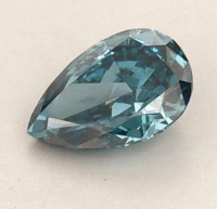 .41 Carats Lab Grown FANCY VIVID BLUE Diamond Loose VVS2 | IGI Cert | Pear Cut at PristineAuction.com