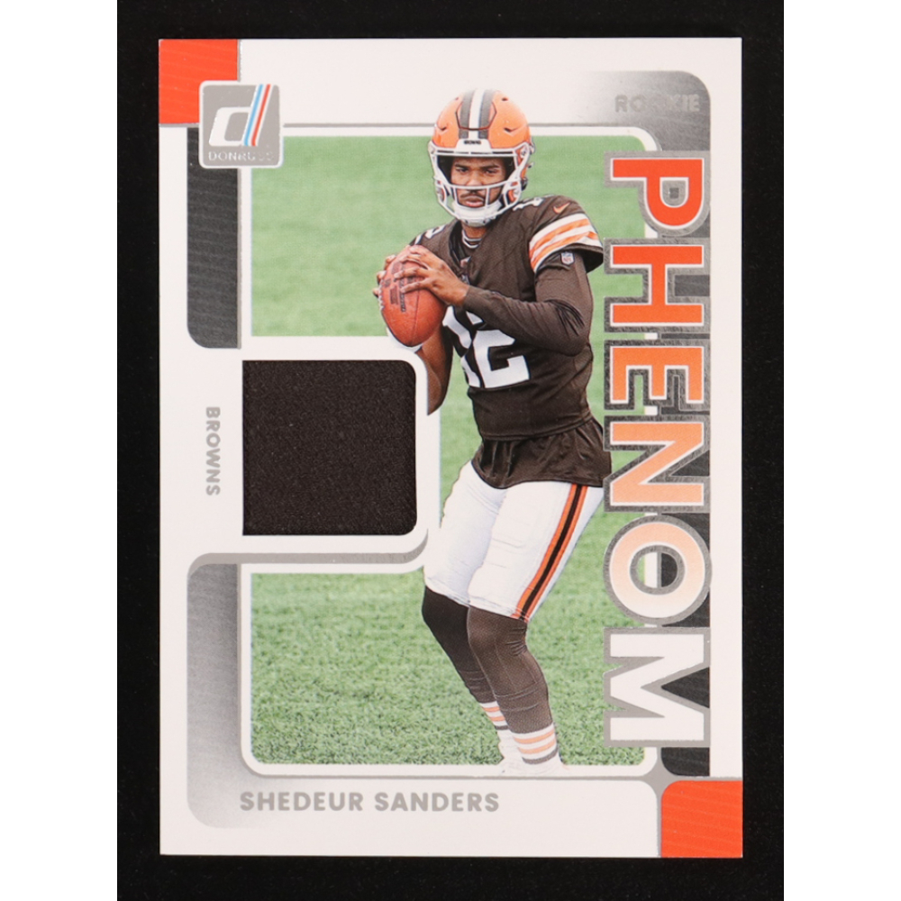 Shedeur Sanders 2025 Donruss Rookie Phenom Jerseys #5 RC at PristineAuction.com