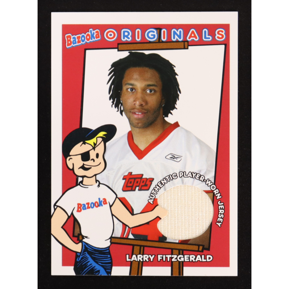 Larry Fitzgerald 2004 Bazooka Originals Jerseys #BOLF RC at PristineAuction.com