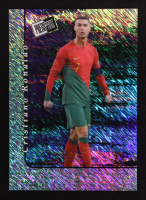Cristiano Ronaldo 2024 Leaf Press Pass Light Blue Shimmer Pre-Production Proof #NNO #1/1 at PristineAuction.com