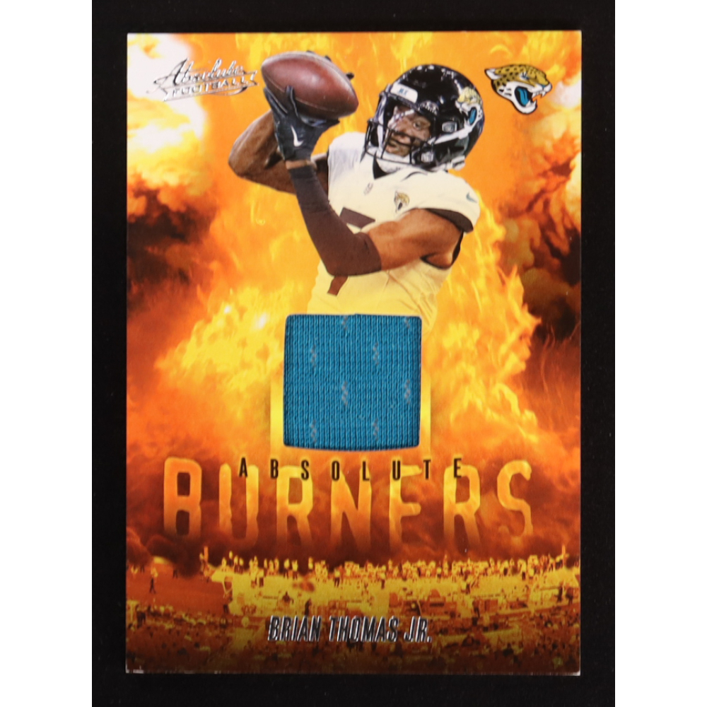 Brian Thomas Jr. 2025 Absolute Absolute Burners Jerseys #4 at PristineAuction.com