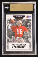 Joe Montana 2024 Leaf Joe Montana Legacy '89 Pro Set Pre-Production Proof Clear White #NNO #1/1 (Leaf Encapsulated) at PristineAuction.com