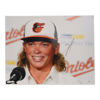 Jackson Holliday Signed Orioles 11x14 Photo (JSA) at PristineAuction.com