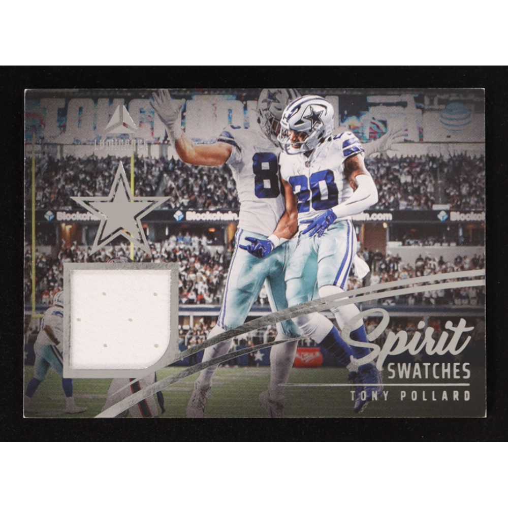 Tony Pollard 2023 Panini Luminance Spirit Swatches #9 at PristineAuction.com