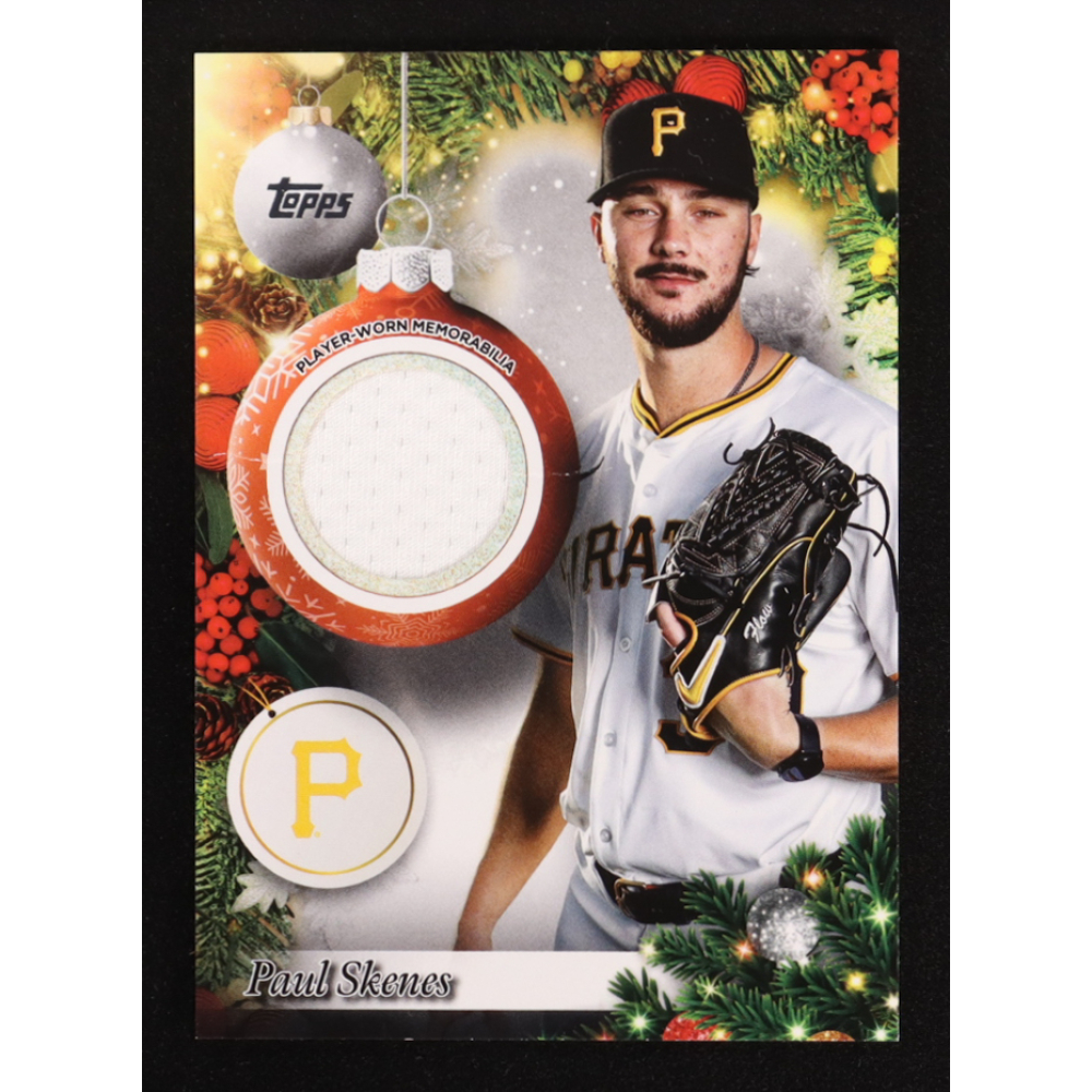Paul Skenes 2025 Topps Holiday Player Relics #PRPS at PristineAuction.com
