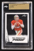 Joe Montana 2024 Leaf Joe Montana Legacy '90 Leaf Pre-Production Proof Clear White #NNO #1/1 (Leaf Encapsulated) at PristineAuction.com