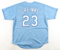 Zack Greinke Signed Royals Majestic Authentic Jersey (JSA) at PristineAuction.com