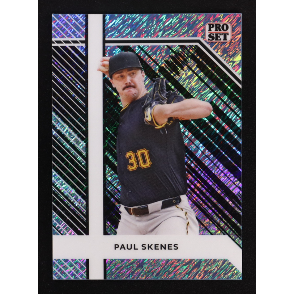Paul Skenes 2024 Leaf Collective Promo Pro Set Shimmer Light Blue #PSB5 RC at PristineAuction.com