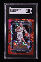 Jayson Tatum 2023-24 Panini Prizm Draft Picks Prizms Red Ice #51 (SGC 10) at PristineAuction.com